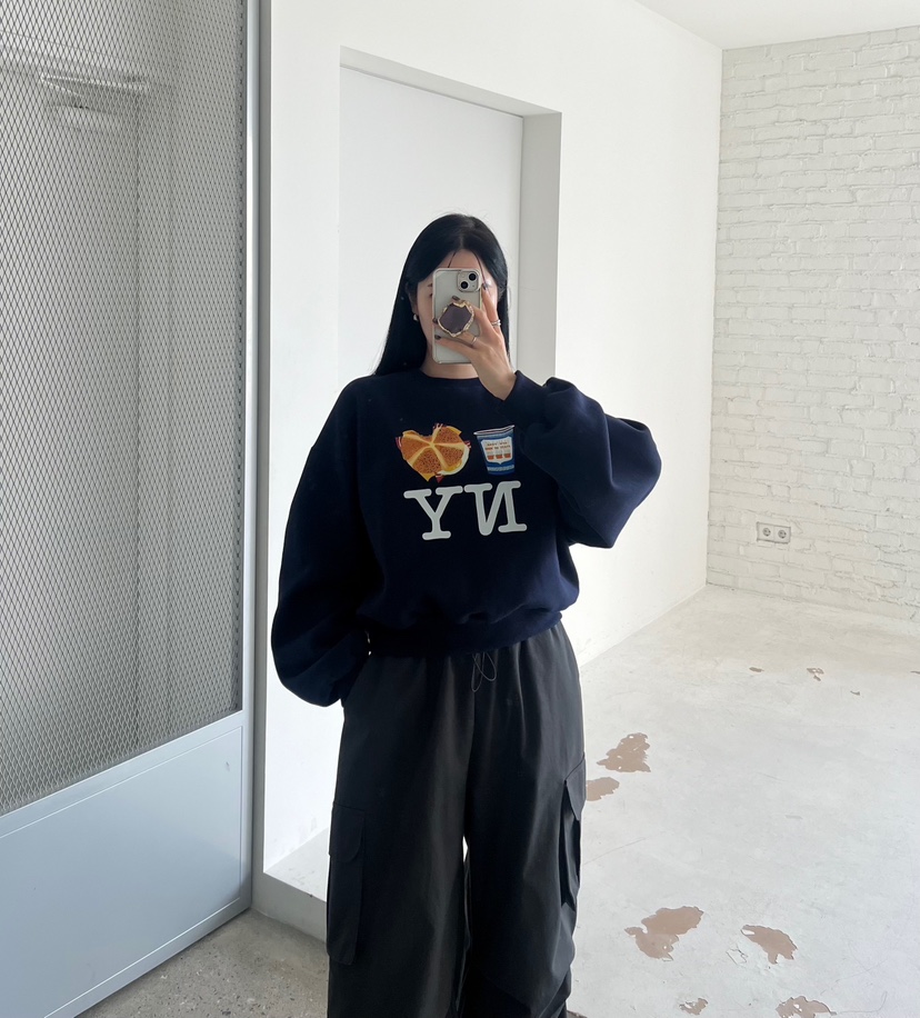 AMUSE SEOUL東大門㊣實拍女裝新品人氣25秋冬熱賣衛衣加絨AMUSE SEOUL衛衣