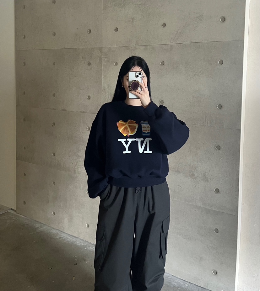 AMUSE SEOUL東大門㊣實拍女裝新品人氣25秋冬熱賣衛衣加絨AMUSE SEOUL衛衣