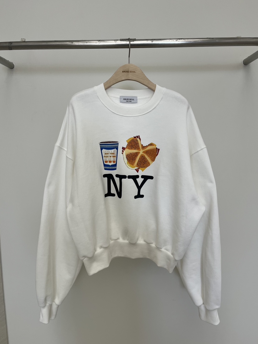 AMUSE SEOUL東大門㊣實拍女裝新品人氣25秋冬熱賣衛衣加絨AMUSE SEOUL衛衣