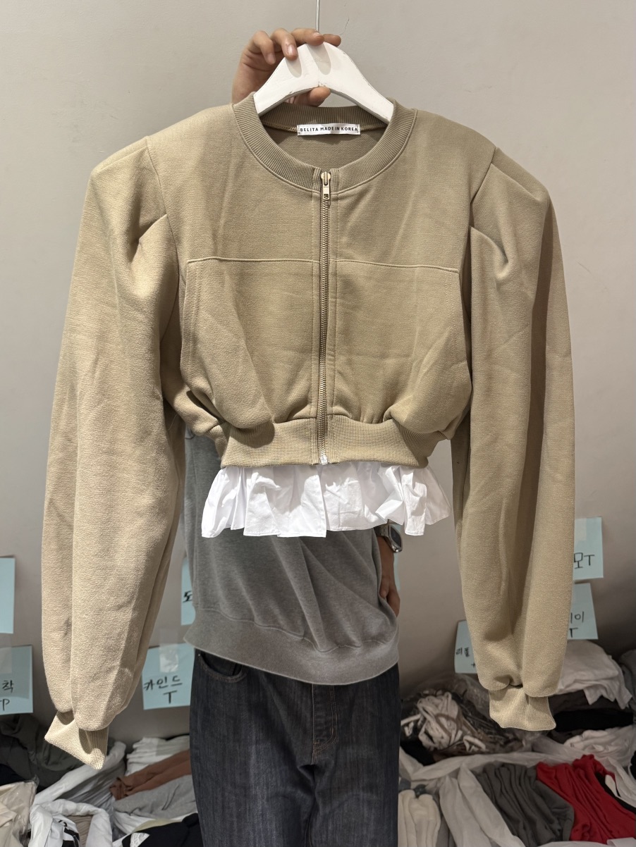 BELITA-L東大門㊣直郵女裝新品熱賣休閑25秋冬職業夾克拉鏈BELITA-L夾克