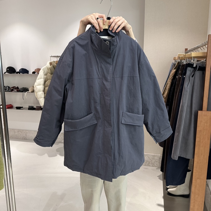 ANDMORE BUTTON韓國代購㊣女裝新品真品時尚熱賣職業夾克填充ANDMORE BUTTON夾克圖色2