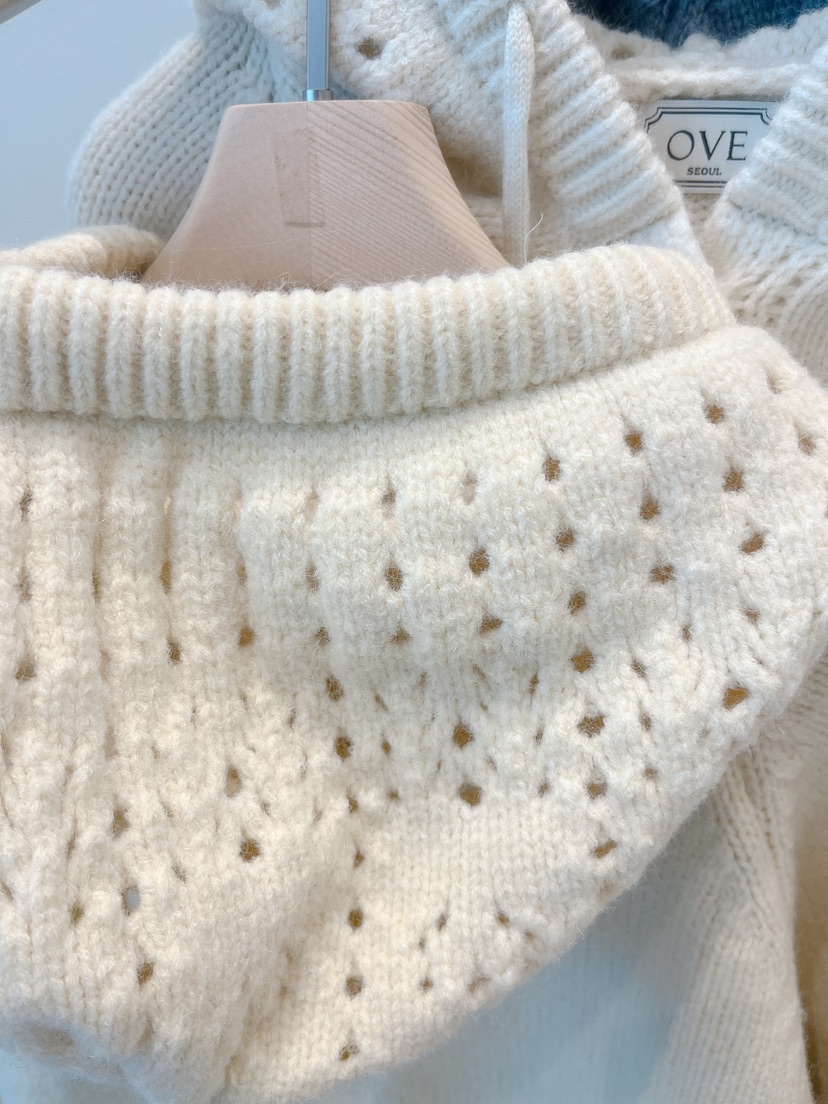 OVE東大門㊣直郵女裝新款推薦熱賣25秋冬人氣時尚針織衫連帽衫OVE針織衫