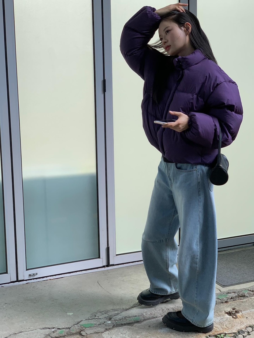 LOVE MY SANTA韓國直郵㊣女士新品推薦短款羽絨服填充絨鴨Santa/LOVE MY SANTA短款羽絨服