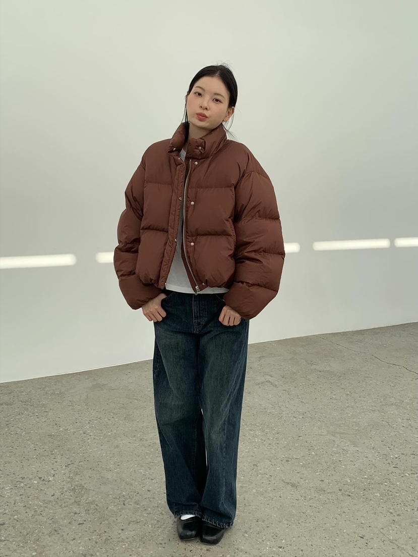 LOVE MY SANTA韓國直郵㊣女士新品推薦短款羽絨服填充絨鴨Santa/LOVE MY SANTA短款羽絨服圖色2