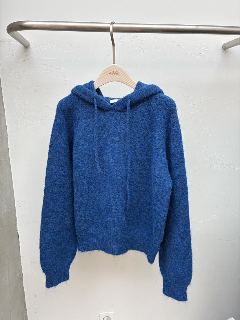 Verbena東大門㊣實拍女士新品推薦25秋冬針織衫連帽針織衫羊毛Verbena針織衫圖色3