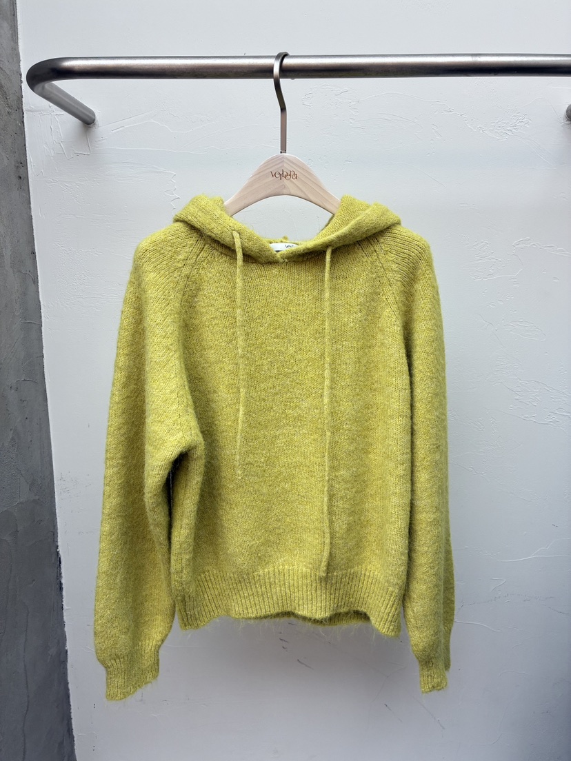 Verbena東大門㊣實拍女士新品推薦25秋冬針織衫連帽針織衫羊毛Verbena針織衫圖色4