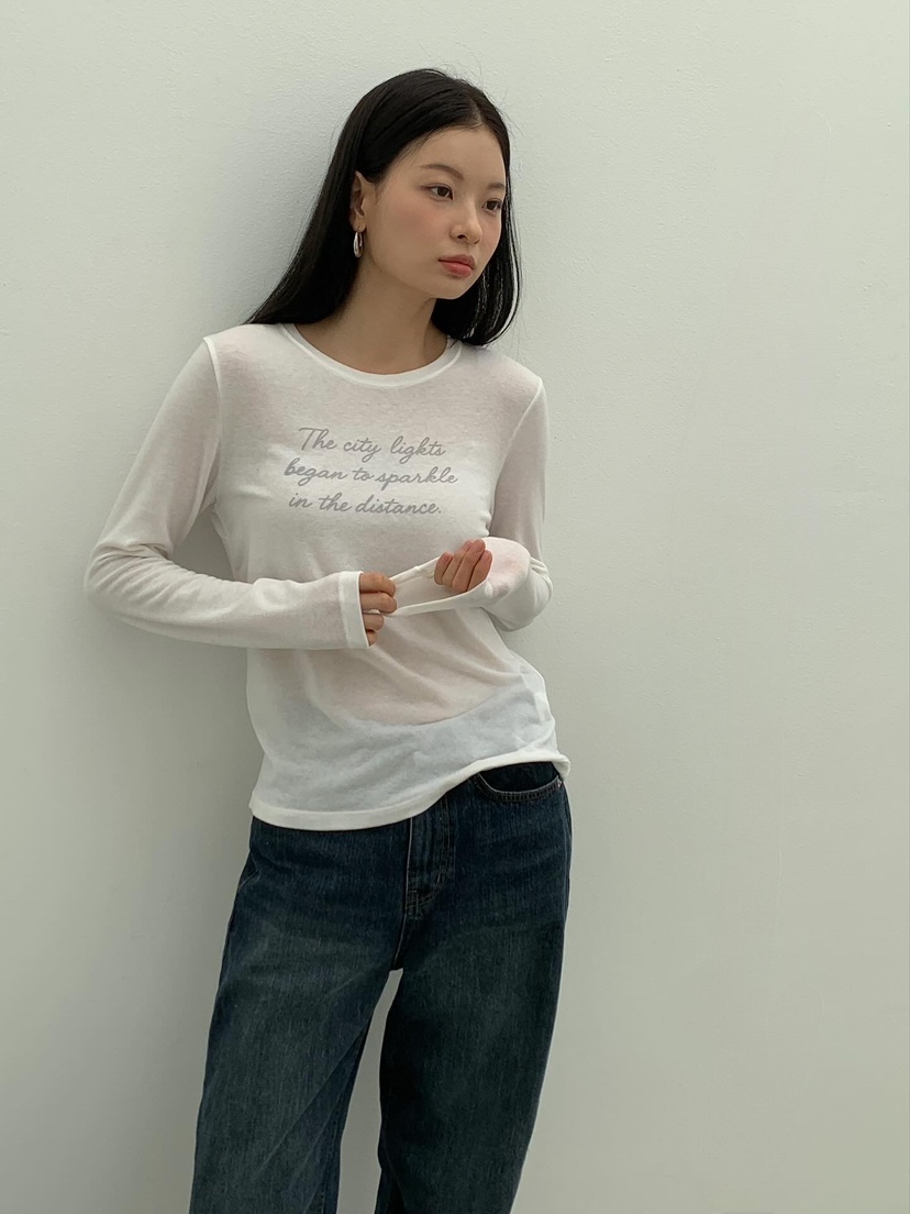 LOVE MY SANTA東大門㊣實拍女士新品推薦真品熱賣長袖T恤Santa/LOVE MY SANTA長袖T恤