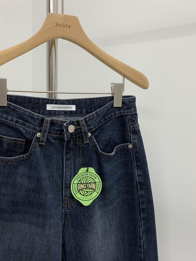 LOVE MY SANTA東大門㊣直郵女士新款熱賣人氣時尚休閑牛仔褲Santa/LOVE MY SANTA牛仔褲