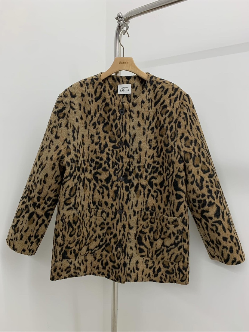 LOVE MY SANTA東大門㊣代購女士新品推薦熱賣25秋冬休閑夾克Santa/LOVE MY SANTA夾克