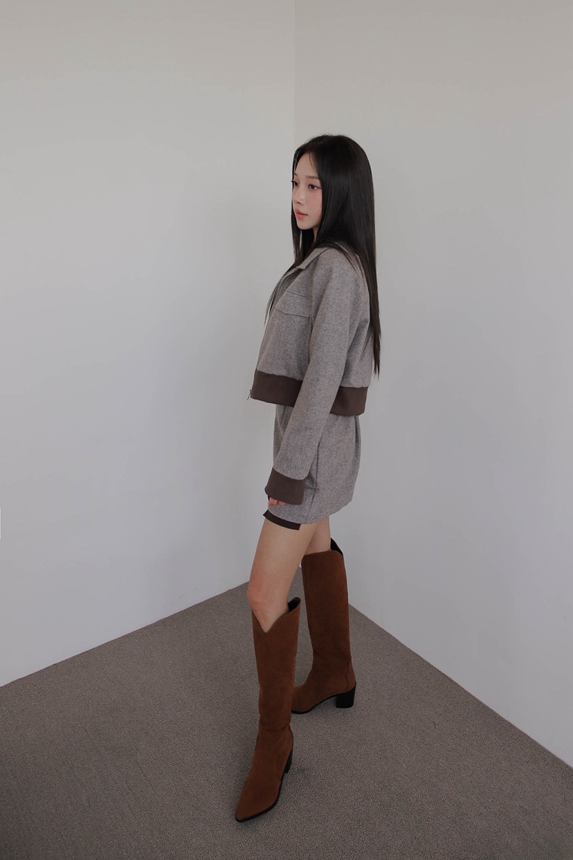 SLIT東大門㊣實拍女裝新品休閑推薦時尚25秋冬熱賣職業夾克SLIT夾克