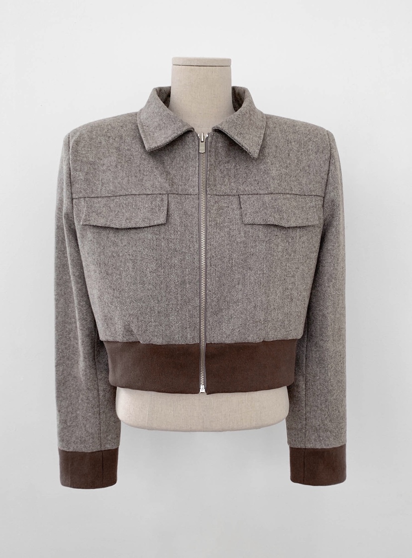 SLIT東大門㊣實拍女裝新品休閑推薦時尚25秋冬熱賣職業夾克SLIT夾克