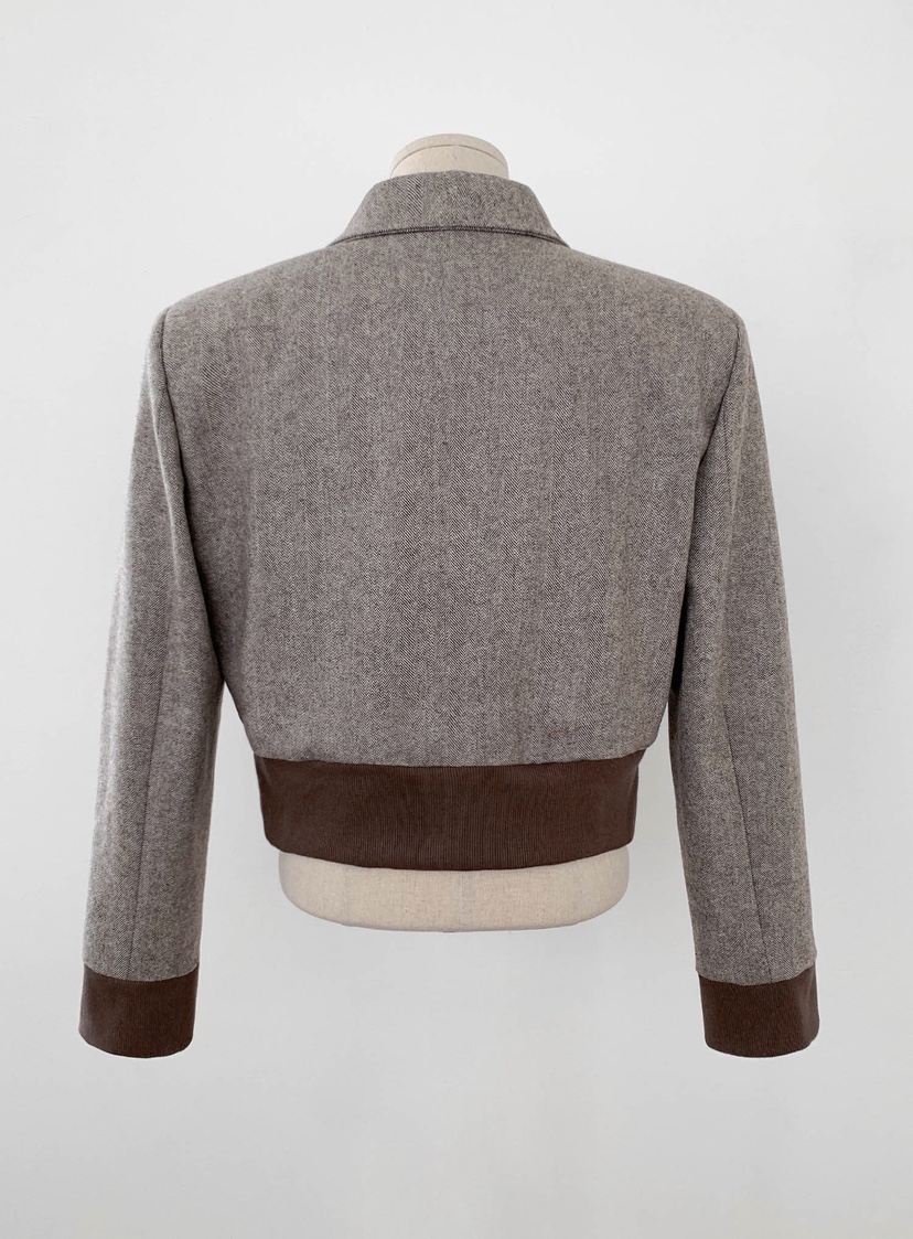 SLIT東大門㊣實拍女裝新品休閑推薦時尚25秋冬熱賣職業夾克SLIT夾克