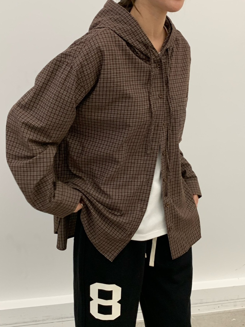 COBALT BLUE韓國直郵㊣女裝新品25秋冬休閑襯衫蕾絲衫連帽衫COBALT BLUE襯衫/蕾絲衫