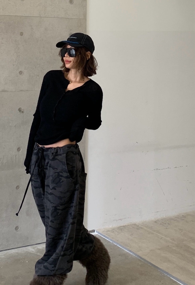 PARIS MATCH韓國代購㊣女裝新款職業人氣熱賣時尚休閑休閑褲PARIS MATCH休閑褲