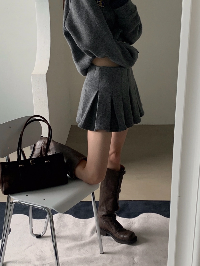 VERANDA東大門㊣實拍女士新品25秋冬人氣時尚真品熱賣休閑短裙VERANDA短裙