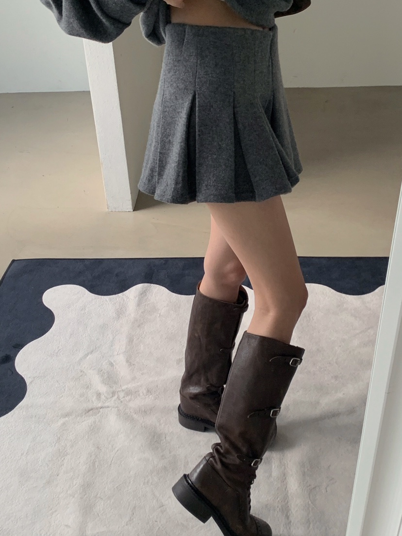 VERANDA東大門㊣實拍女士新品25秋冬人氣時尚真品熱賣休閑短裙VERANDA短裙