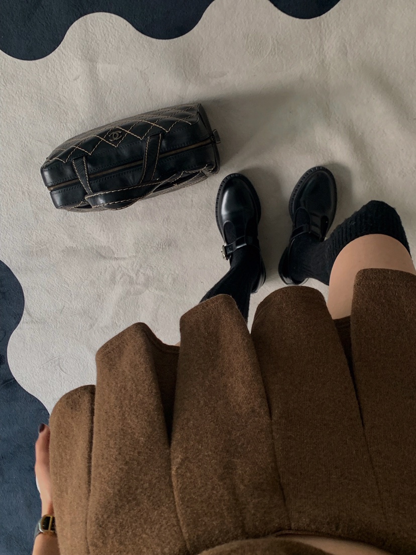 VERANDA東大門㊣實拍女士新品25秋冬人氣時尚真品熱賣休閑短裙VERANDA短裙