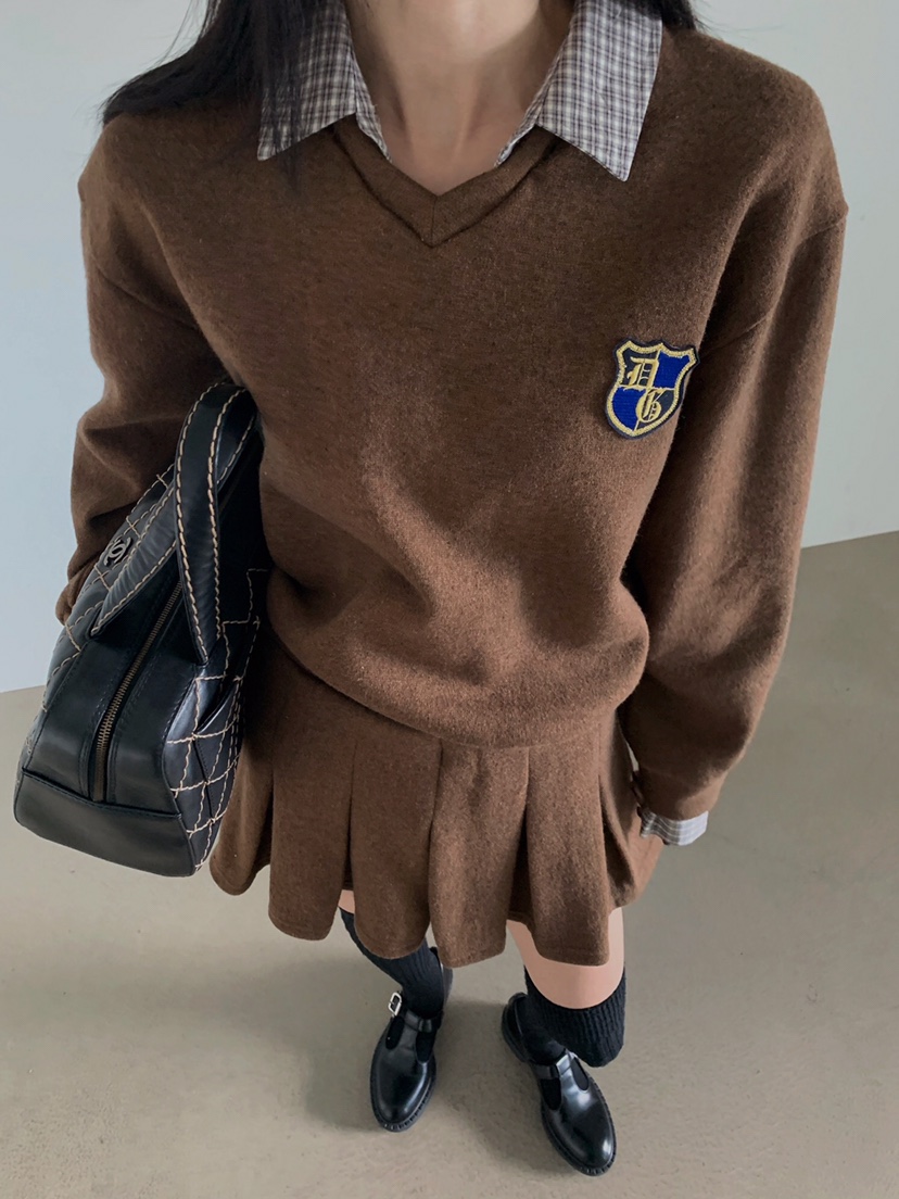 VERANDA東大門㊣實拍女士新品25秋冬人氣時尚真品熱賣休閑短裙VERANDA短裙