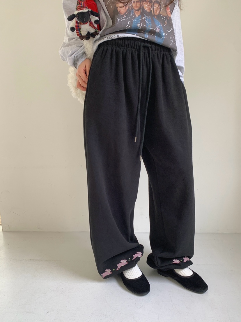 TOLL韓國直郵㊣女士新品職業休閑推薦25秋冬熱賣休閑褲兔子TOLL休閑褲