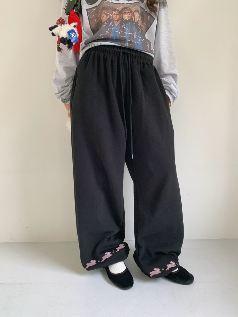 TOLL韓國直郵㊣女士新品職業休閑推薦25秋冬熱賣休閑褲兔子TOLL休閑褲