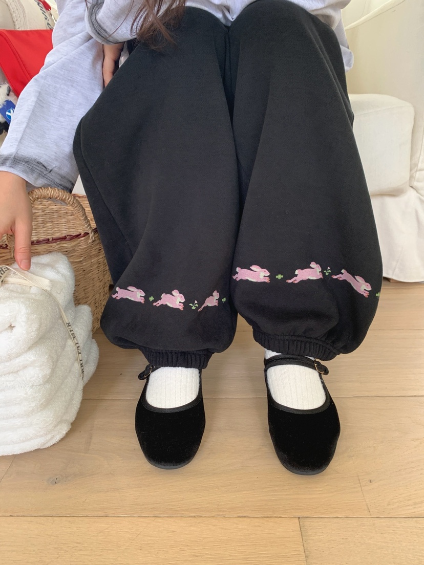 TOLL韓國直郵㊣女士新品職業休閑推薦25秋冬熱賣休閑褲兔子TOLL休閑褲