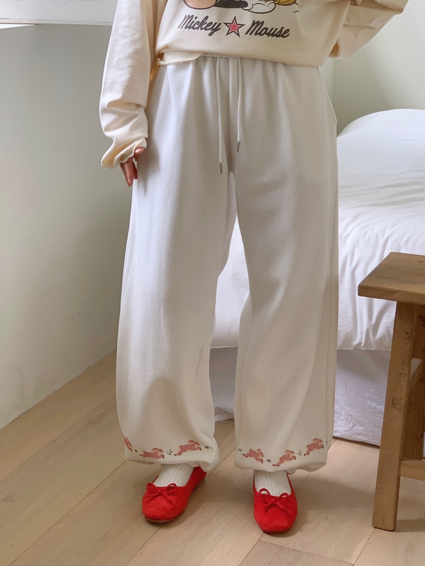 TOLL韓國直郵㊣女士新品職業休閑推薦25秋冬熱賣休閑褲兔子TOLL休閑褲