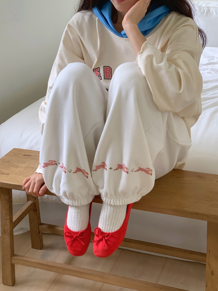 TOLL韓國直郵㊣女士新品職業休閑推薦25秋冬熱賣休閑褲兔子TOLL休閑褲