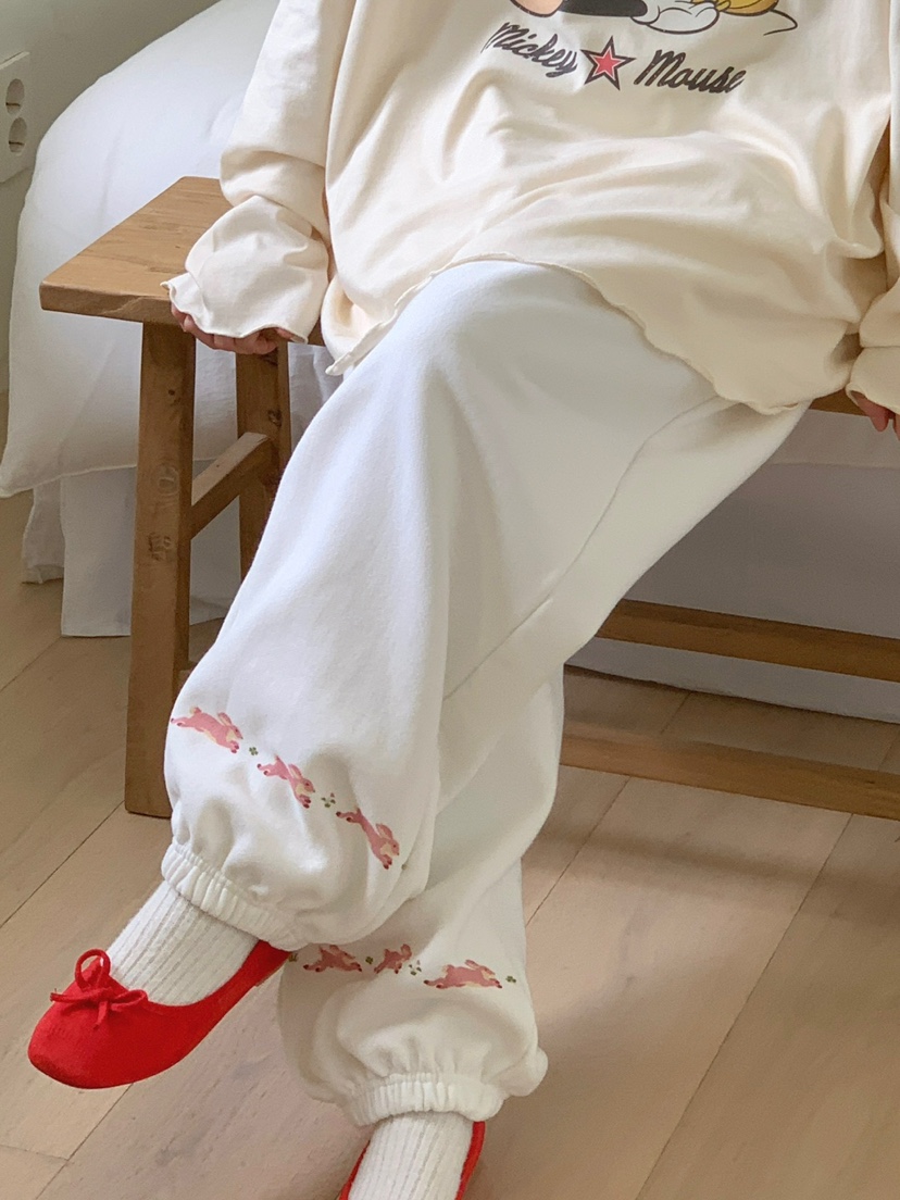 TOLL韓國直郵㊣女士新品職業休閑推薦25秋冬熱賣休閑褲兔子TOLL休閑褲