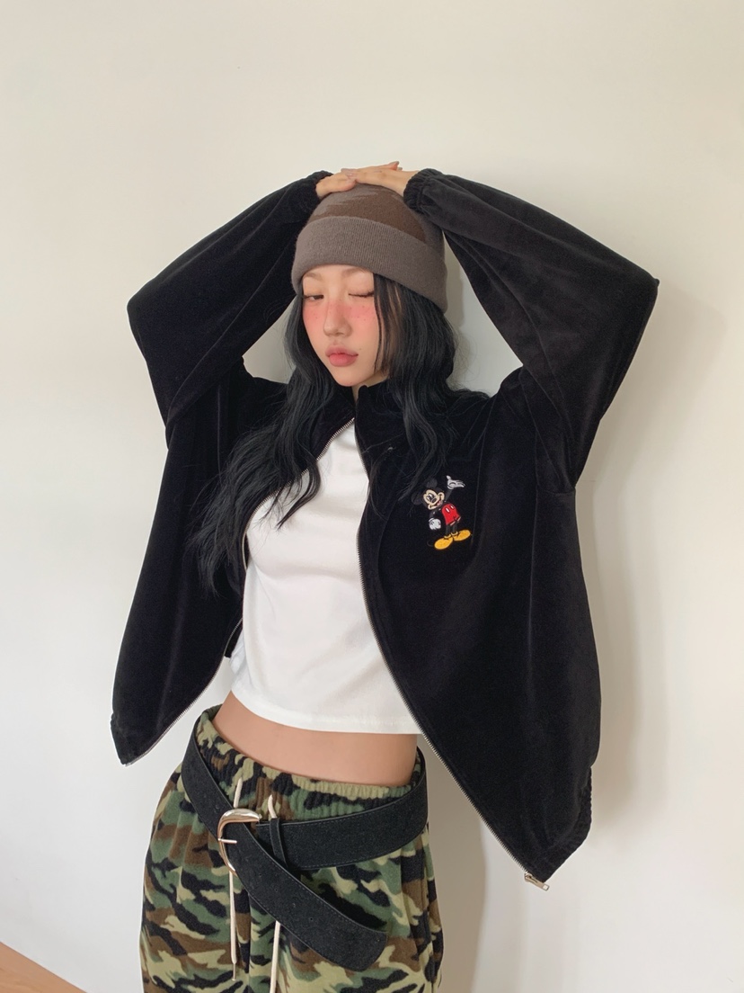 TOLL東大門㊣代購女裝新款人氣25秋冬真品推薦職業衛衣拉鏈TOLL衛衣