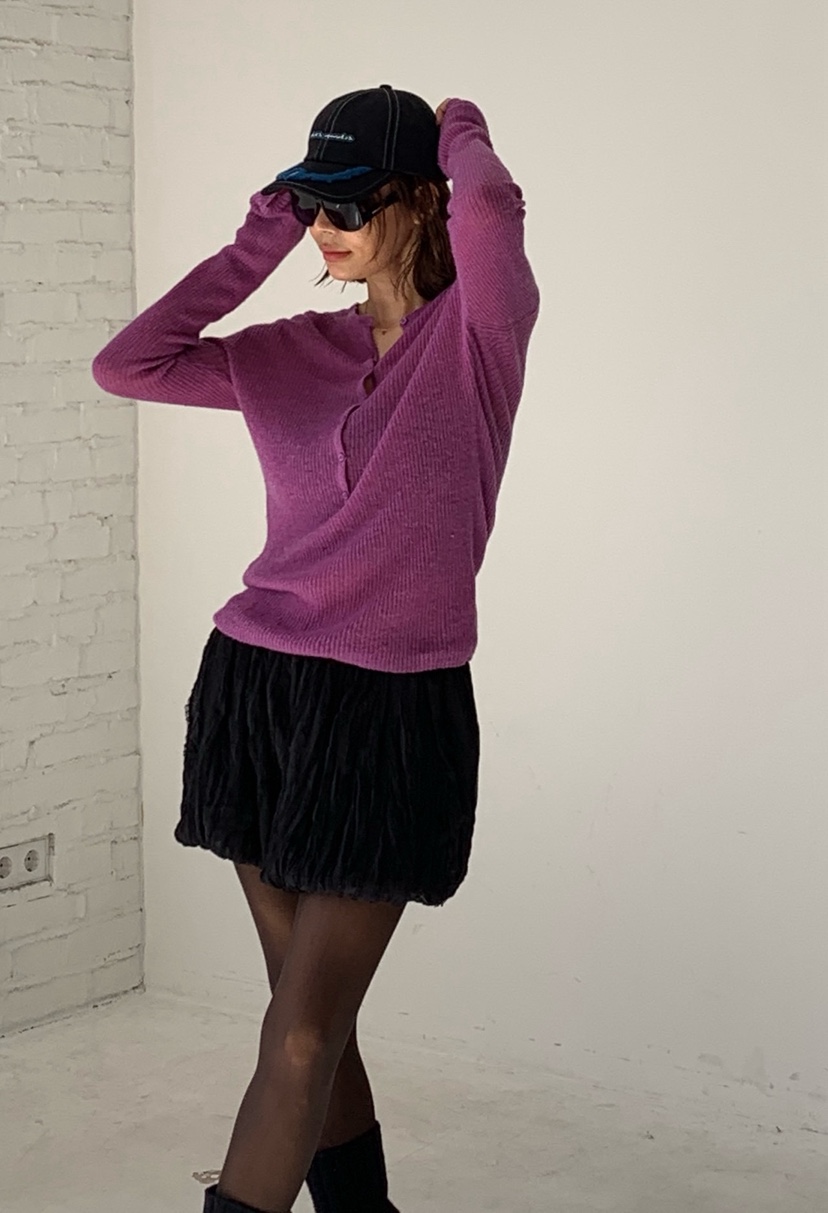 PARIS MATCH東大門㊣實拍女士新款人氣時尚真品休閑針織衫PARIS MATCH針織衫圖色3