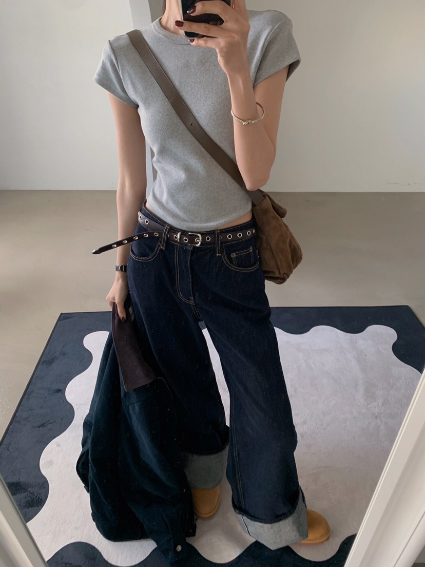 VERANDA東大門㊣直郵女士新款時尚25秋冬休閑真品推薦人氣T恤VERANDAT恤