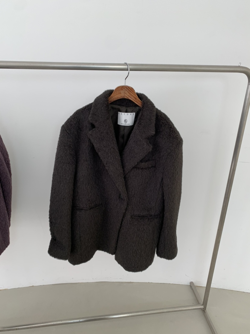 BETONE東大門㊣代購女士新款人氣時尚25秋冬職業推薦短款大衣BETONE短款大衣圖色3