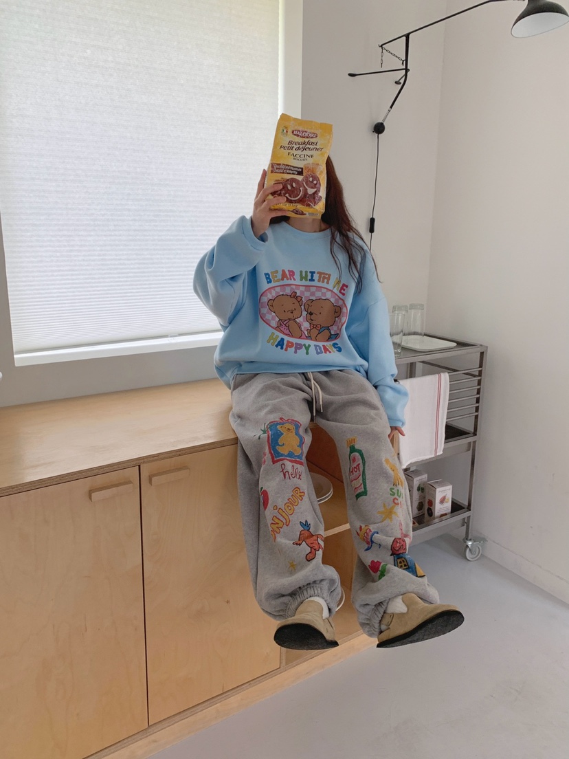 TOLL韓國代購㊣女士新品人氣真品熱賣休閑25秋冬推薦衛衣加絨TOLL衛衣