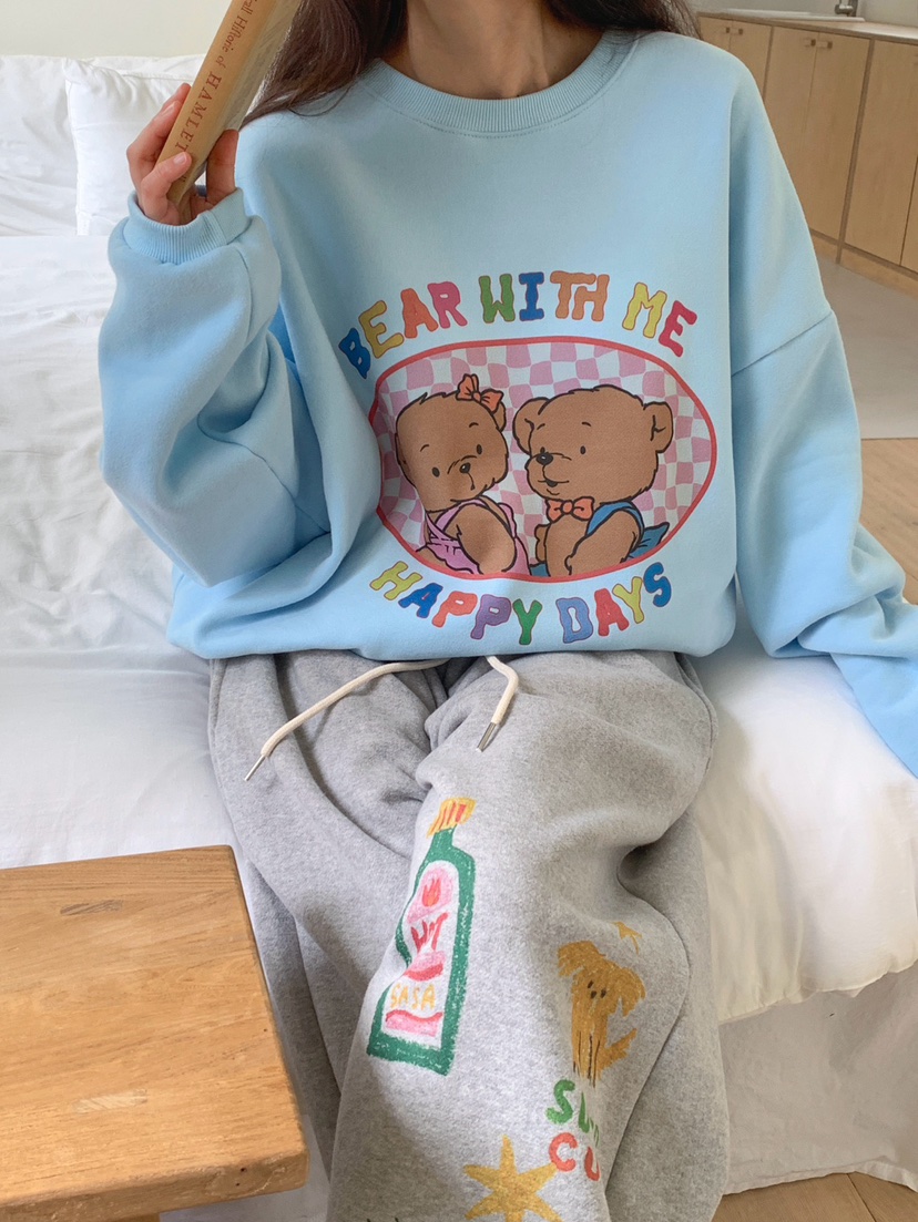 TOLL韓國代購㊣女士新品人氣真品熱賣休閑25秋冬推薦衛衣加絨TOLL衛衣