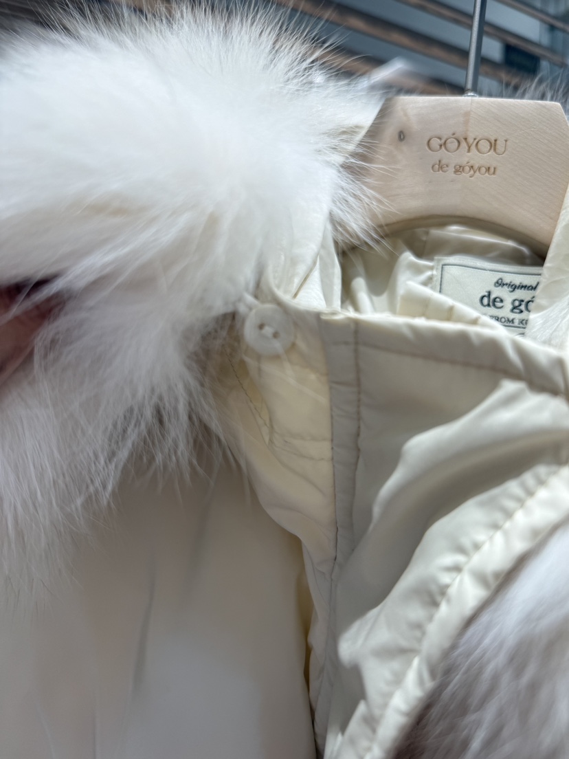 DE GO YOU韓國代購㊣女裝新品休閑熱賣真品短款羽絨服狐貍DE GO YOU短款羽絨服