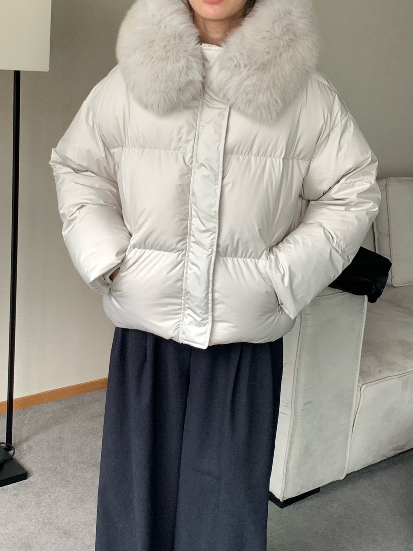 DE GO YOU韓國代購㊣女裝新品休閑熱賣真品短款羽絨服狐貍DE GO YOU短款羽絨服