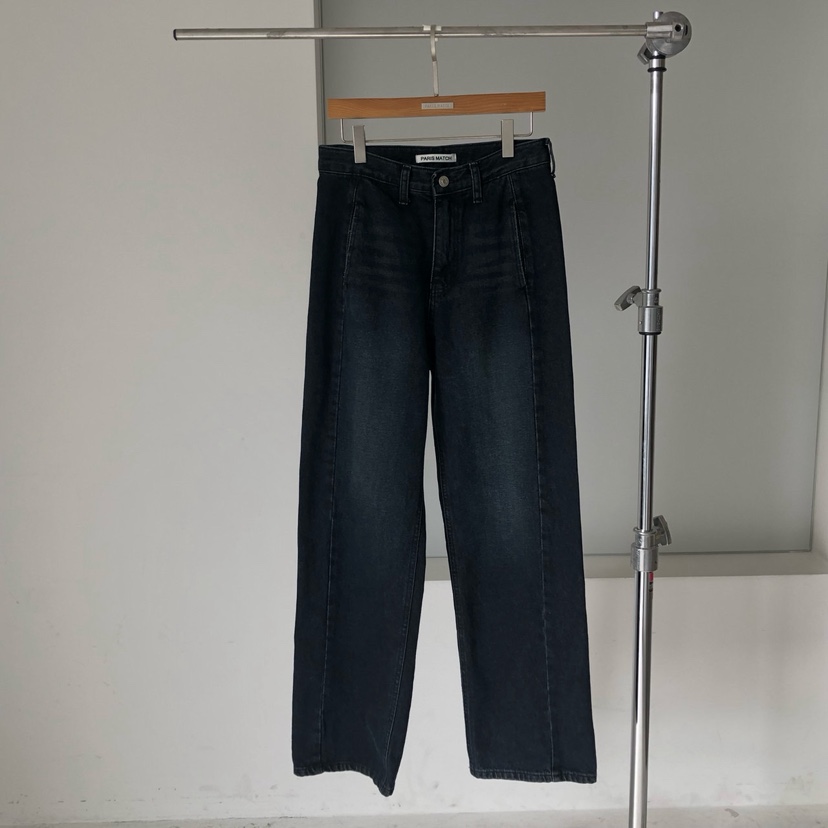 PARIS MATCH東大門㊣實拍女裝新品職業休閑時尚推薦牛仔褲PARIS MATCH牛仔褲