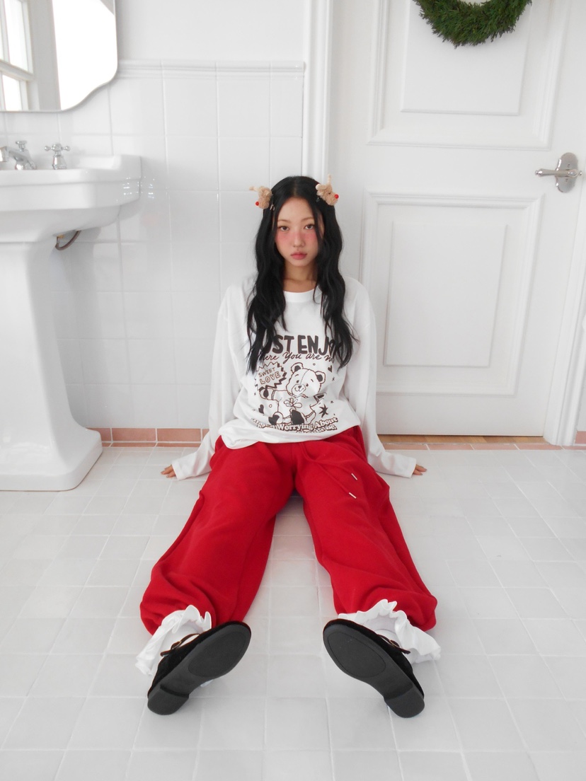 TOLL韓國代購㊣女士新品熱賣推薦真品25秋冬人氣休閑長袖T恤TOLL長袖T恤