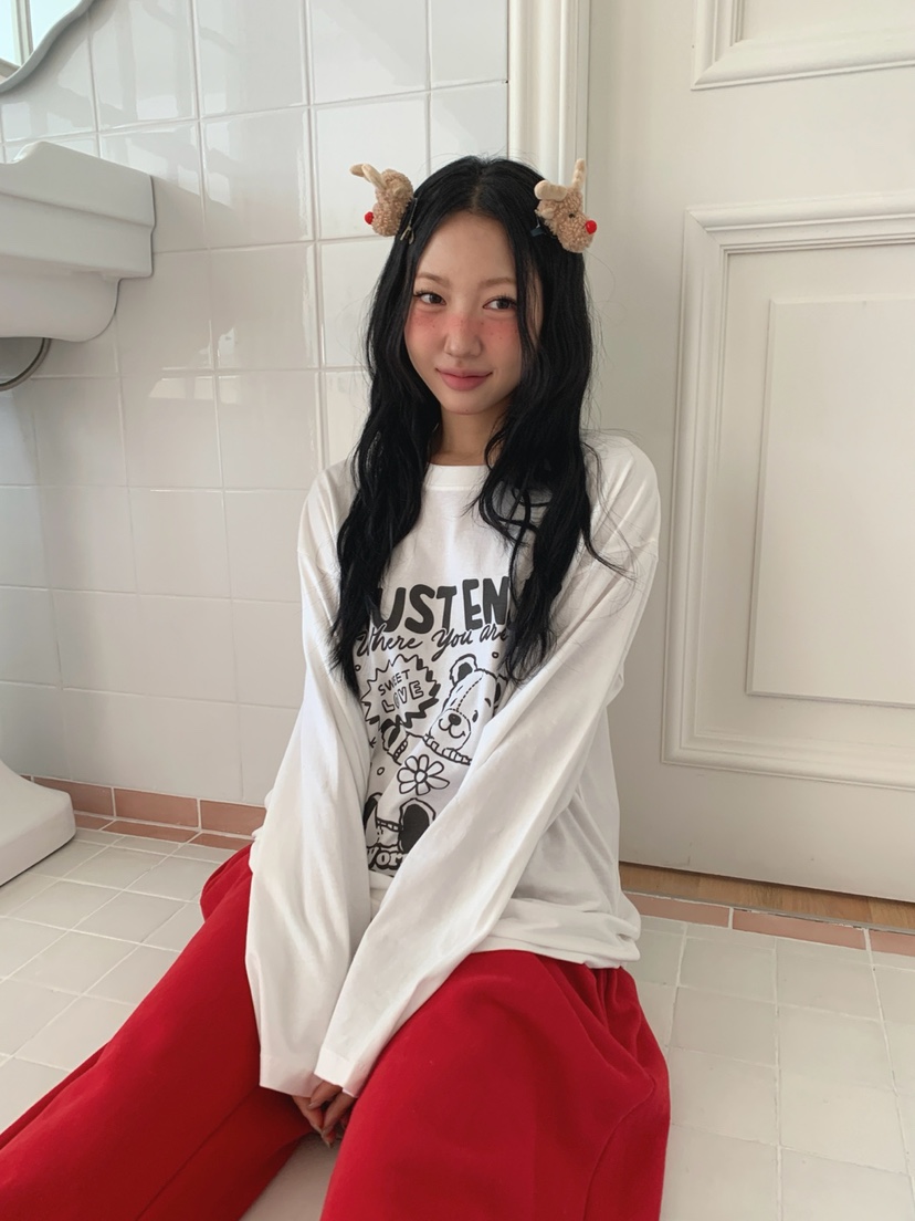 TOLL韓國代購㊣女士新品熱賣推薦真品25秋冬人氣休閑長袖T恤TOLL長袖T恤