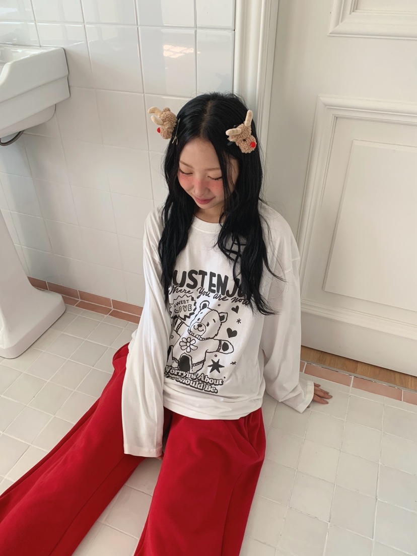 TOLL韓國代購㊣女士新品熱賣推薦真品25秋冬人氣休閑長袖T恤TOLL長袖T恤