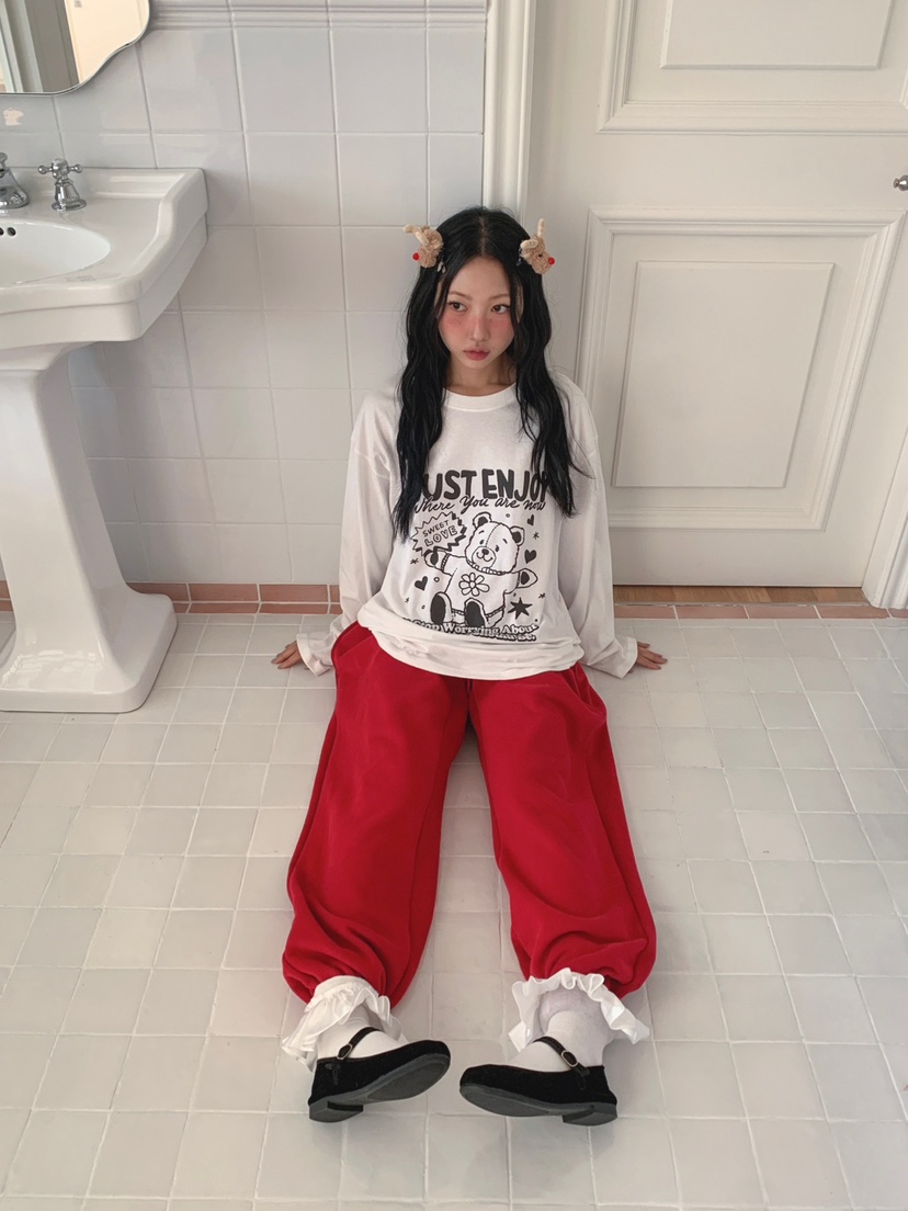 TOLL韓國代購㊣女士新品熱賣推薦真品25秋冬人氣休閑長袖T恤TOLL長袖T恤