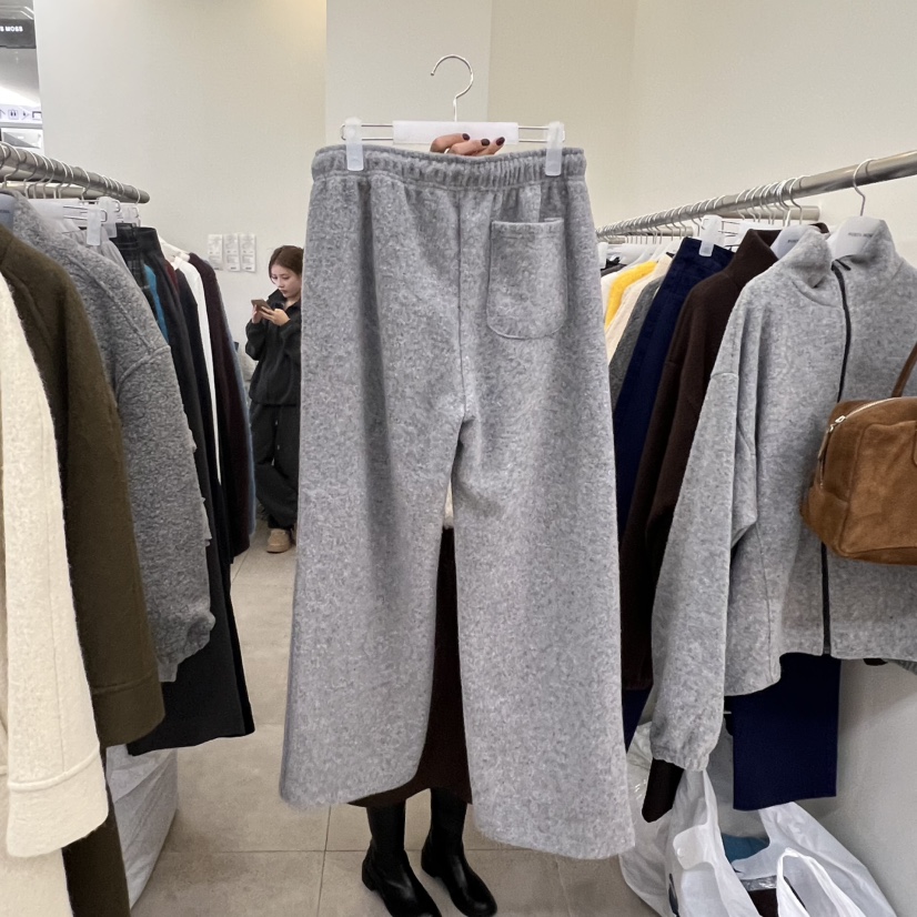 PORTS MOSS韓國直郵㊣女士新款時尚推薦真品休閑褲羊毛柔軟PORTS MOSS休閑褲