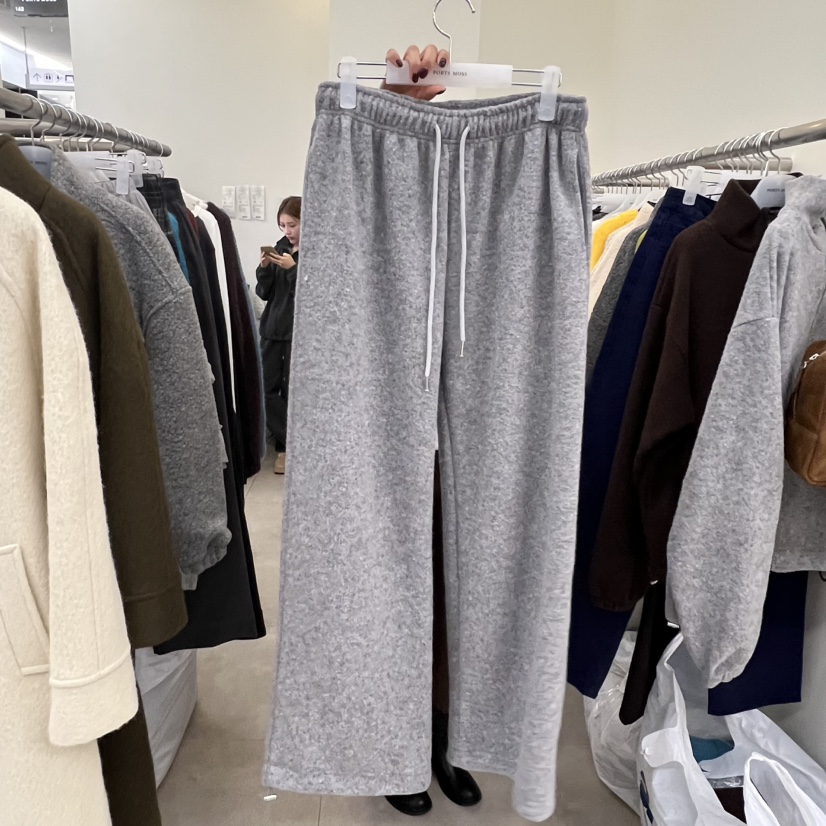 PORTS MOSS韓國直郵㊣女士新款時尚推薦真品休閑褲羊毛柔軟PORTS MOSS休閑褲