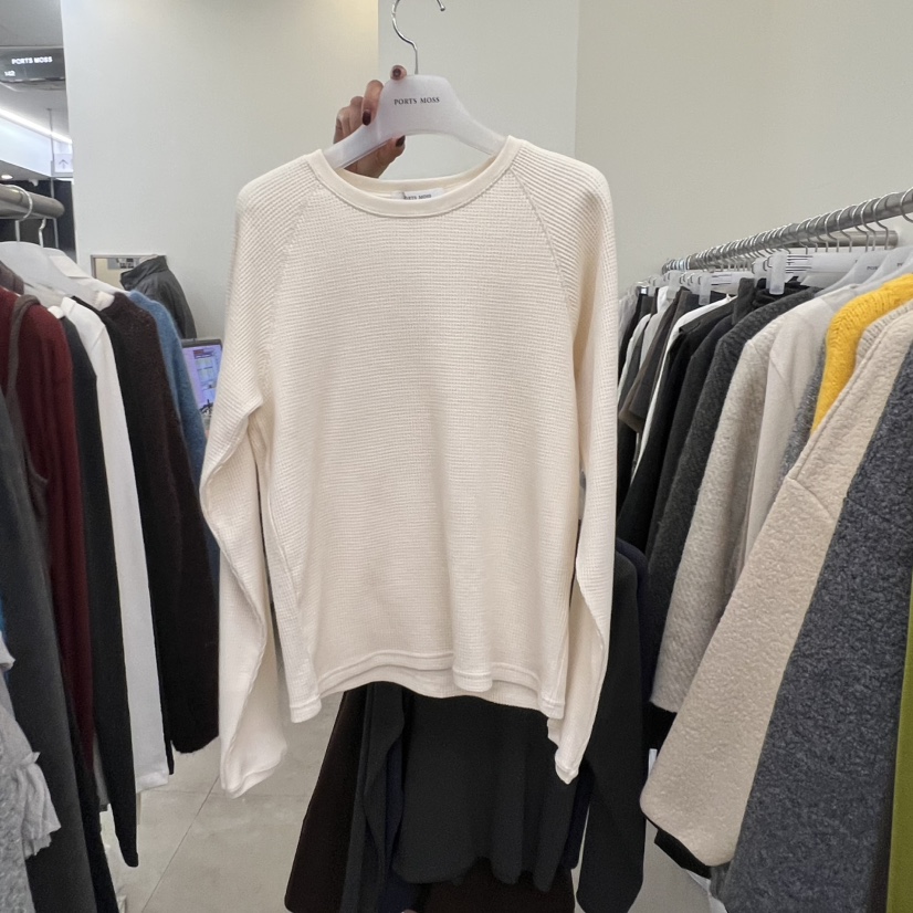 PORTS MOSS東大門㊣直郵女士新品職業25秋冬熱賣推薦長袖T恤PORTS MOSS長袖T恤圖色3