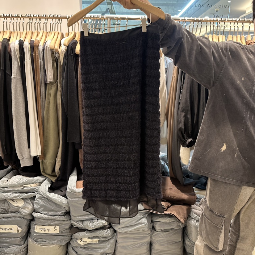 HONG.U東大門㊣實拍女士新品真品熱賣25秋冬時尚職業人氣長裙HONG.U長裙圖色2