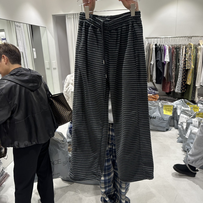 COMBO東大門㊣實拍女士新款人氣真品休閑時尚熱賣職業休閑褲COM_BO休閑褲圖色3墨色