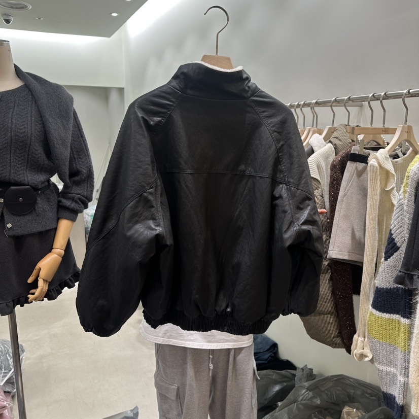 PART3東大門㊣代購女裝新款休閑熱賣25秋冬人氣夾克毛皮皮革Part.3夾克