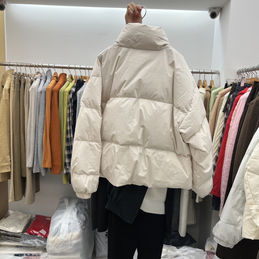 DRESS ROOM韓國直郵㊣女裝新款推薦人氣短款羽絨服填充鴨絨DRESS ROOM短款羽絨服