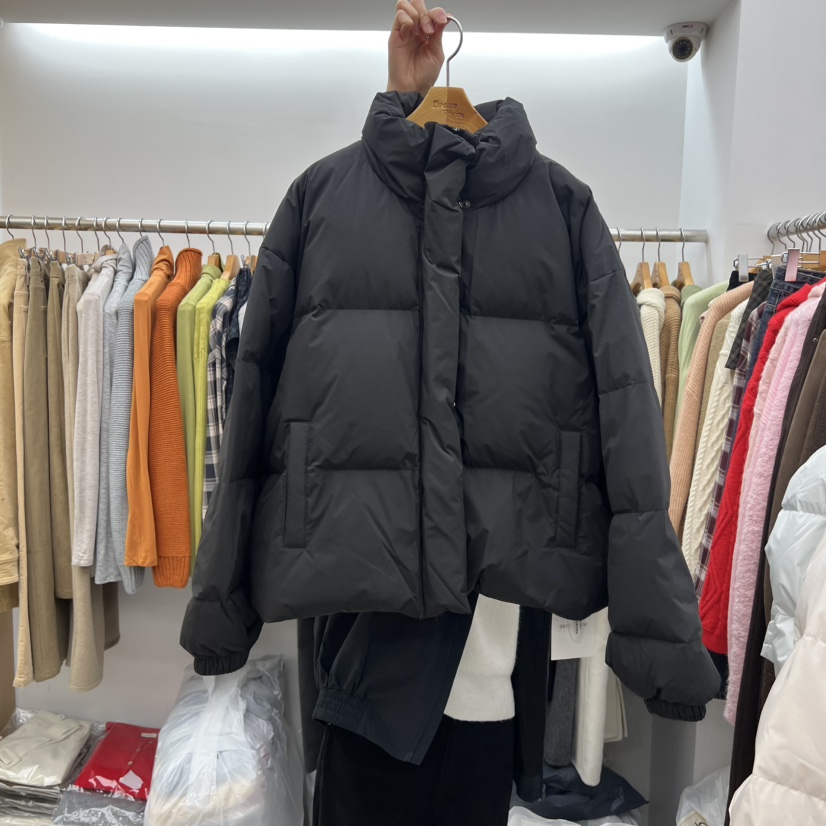 DRESS ROOM韓國直郵㊣女裝新款推薦人氣短款羽絨服填充鴨絨DRESS ROOM短款羽絨服圖色3