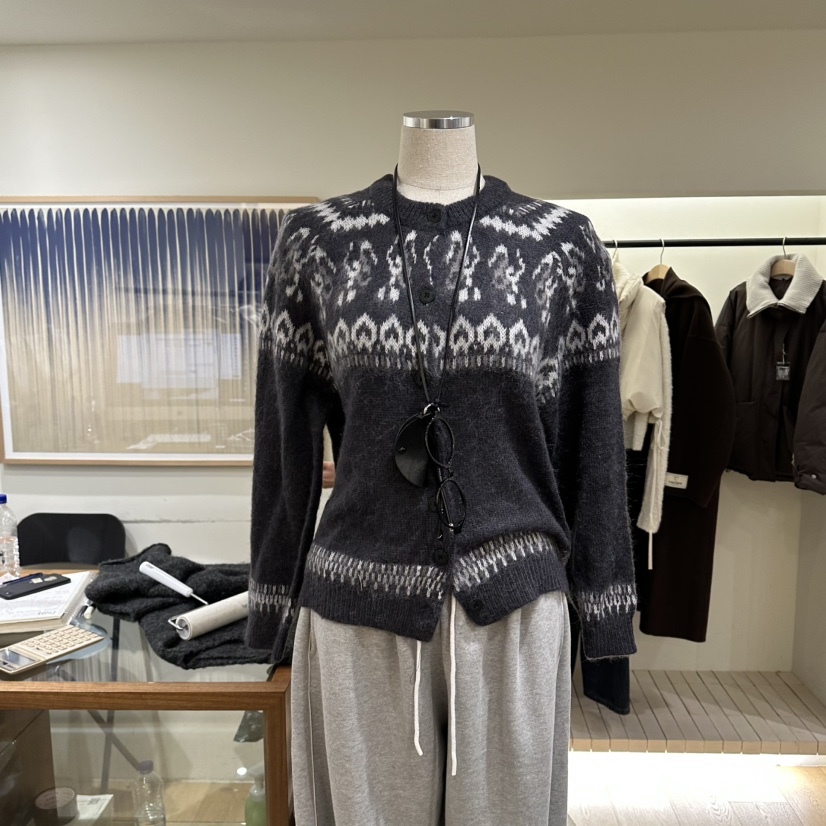 WINSOME東大門㊣代購女裝新品職業時尚25秋冬真品推薦休閑毛衣WINSOME毛衣